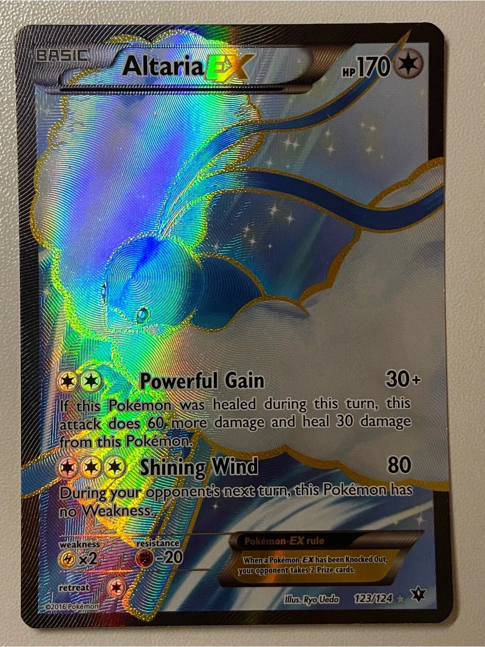 Altaria EX (Full Art) | XY - Fates Collide | Ultra Rare | 123/124 | LP